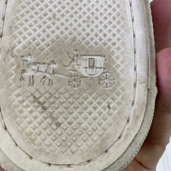 Coach  Corey yellow suede loafers - Picture 8 of 9